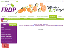 Tablet Screenshot of legumes-fruits-surgeles-biologiques.com